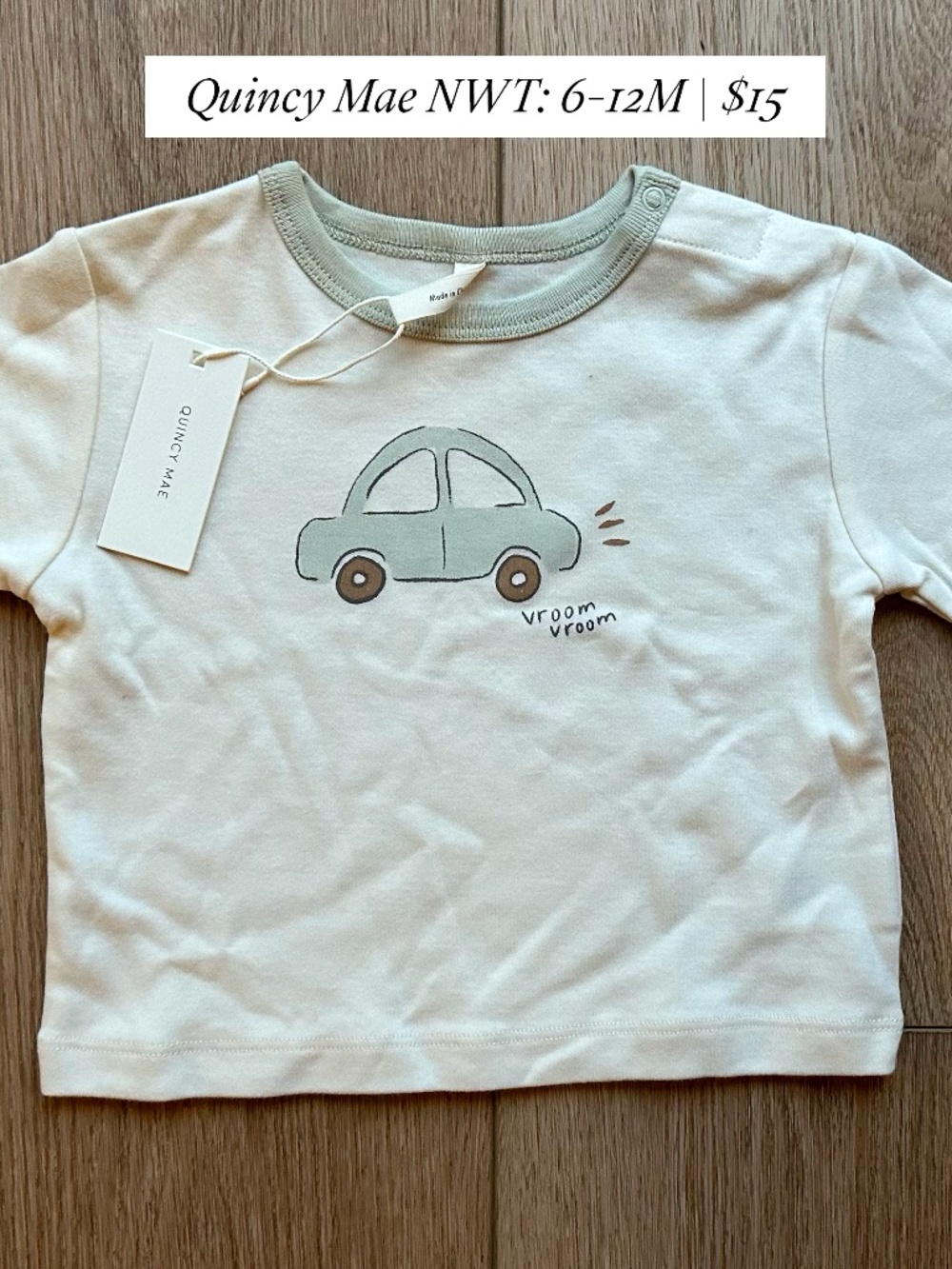 Quincy Mae Shirt NWT 6-12M